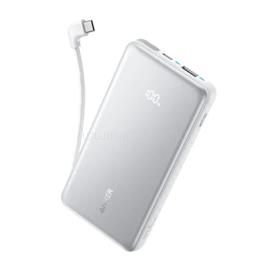 ANKER Zolo 10000mAh Power Bank beépített USB-C kábellel fehér (A110DH21) A110DH21 small