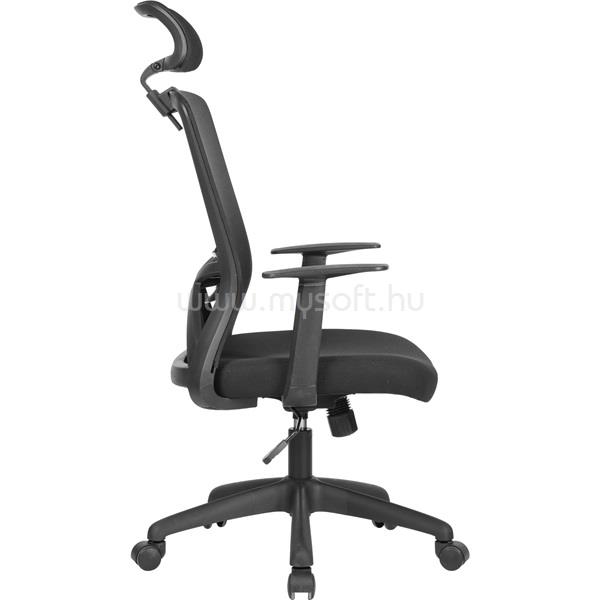 ANTARES JOY fekete/mesh fejtámlás hálós forgószék (fekete)
