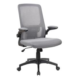 ANTARES Mulberry szürke-fekete hálós felhajtható karfás forgószék MULBERRY_HÁLÓ_SZÜRKE*_VÁZ_FEKETE* small