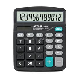 ANTILOP Számológép asztali 12 számjegy nagy, döntött kijelző A-837 ANTILOP_A837 small