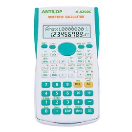 ANTILOP Számológép tudományos 240 funkciós türkiz kék A-8200C ANTILOP_A8200CBL small