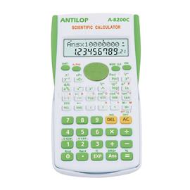 ANTILOP Számológép tudományos 240 funkciós zöld A-8200C ANTILOP_A8200CGR small
