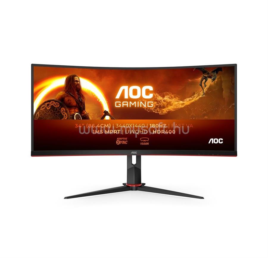 AOC CU34G2XP/BK Ultrawide ívelt Monitor