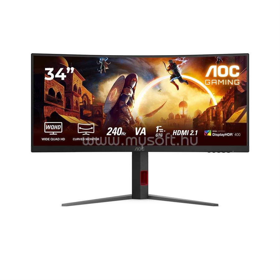 AOC CU34G4Z ívelt Gaming Monitor