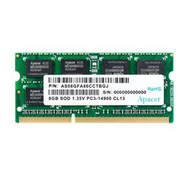 APACER SODIMM memória 8GB DDR3 1600MHz CL11 DV.08G2K.KAM small