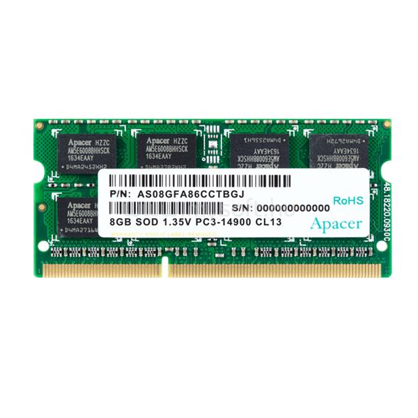 APACER SODIMM memória 8GB DDR3 1600MHz CL11
