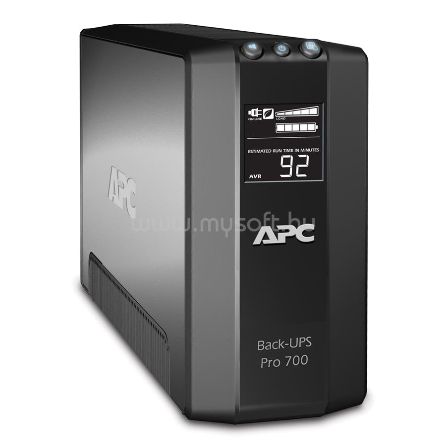 APC BR700G szünetmentes tápegység Back UPS RS LCD 700 Master Control 120V US NEMA 5-15R outlets