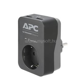 APC PME1WU2B-GR SURGE PROTECTOR fekete túlfeszültségvédő PME1WU2B-GR small