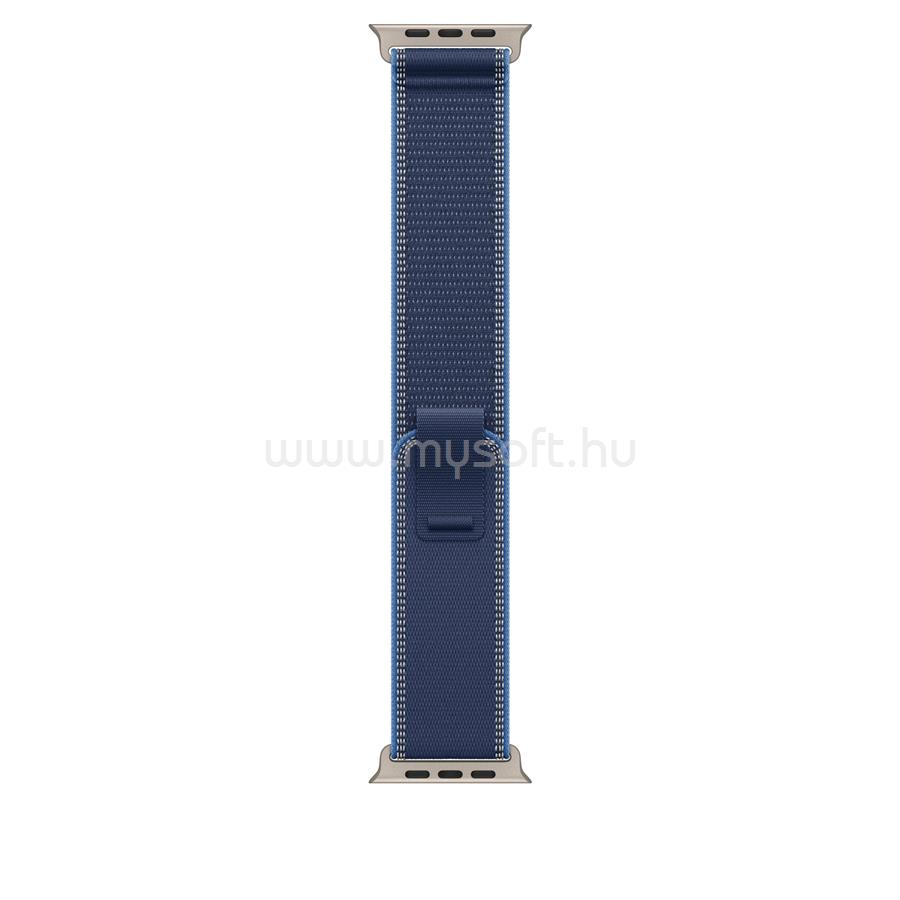 APPLE 49MM Watch natúr titán terep pánt M/L (kék-élénkkék)