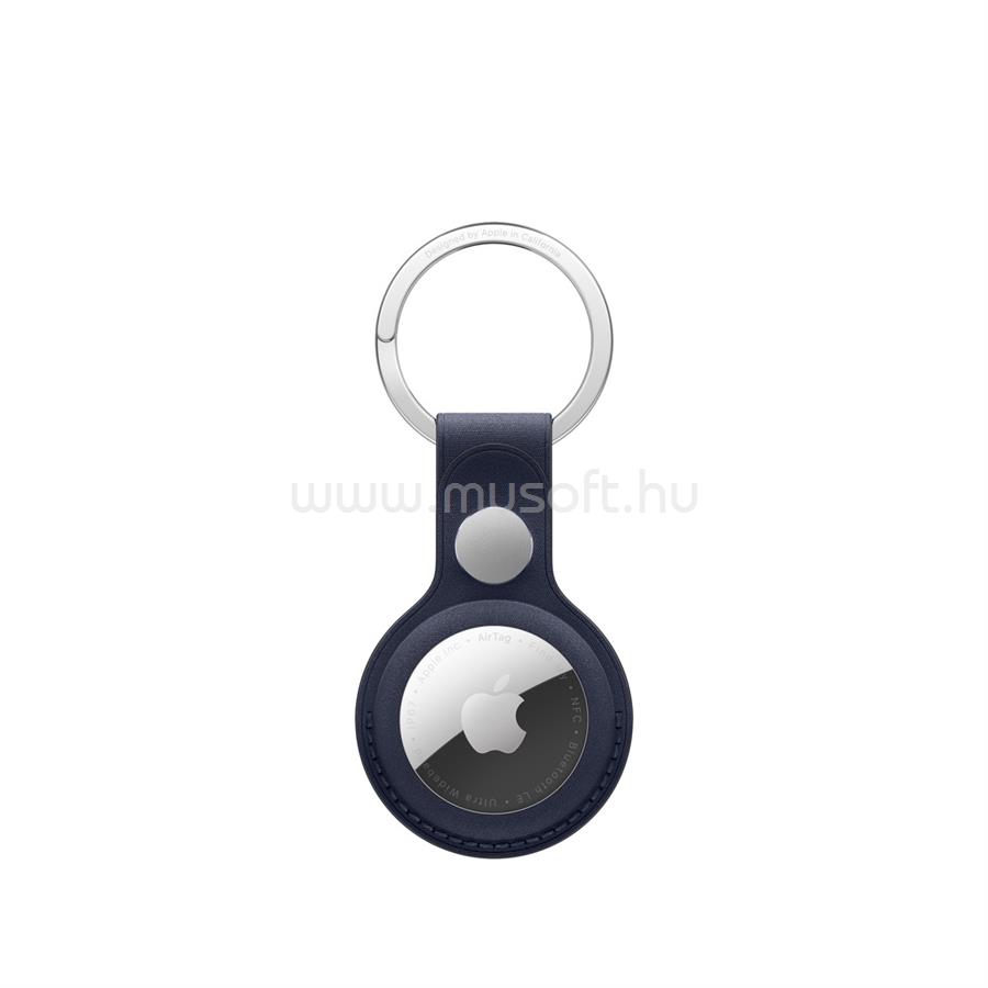 APPLE AirTag FineWoven-szövetkulcstartó (tengerészkék)