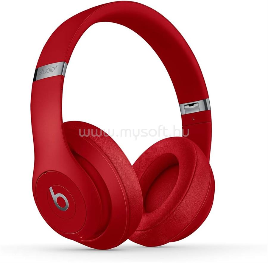 APPLE Beats Studio3 Over-ear vezeték nélküli fejlhallgató (piros)