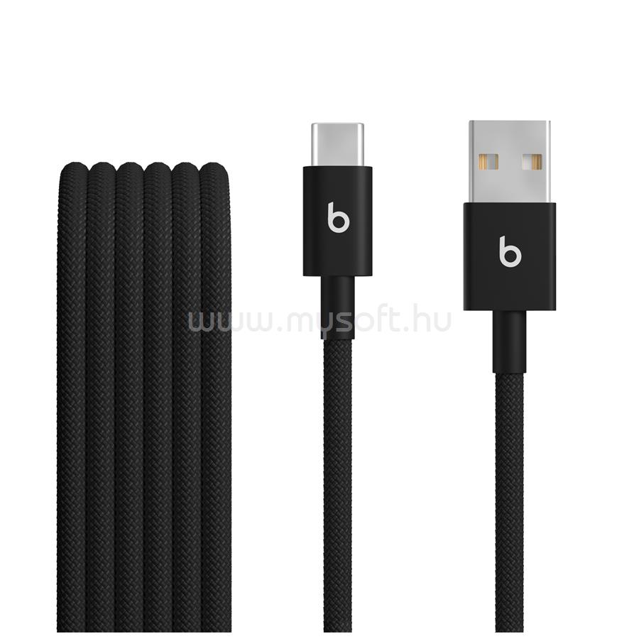APPLE Beats USB-A - USB-C szőtt borítású kábel 1,5m (fotonfekete)
