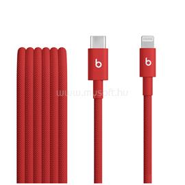 APPLE Beats USB-C to Lightning Woven Cable (1.5 m / 5 ft.) - Rapid Red MFEH4ZM/A small