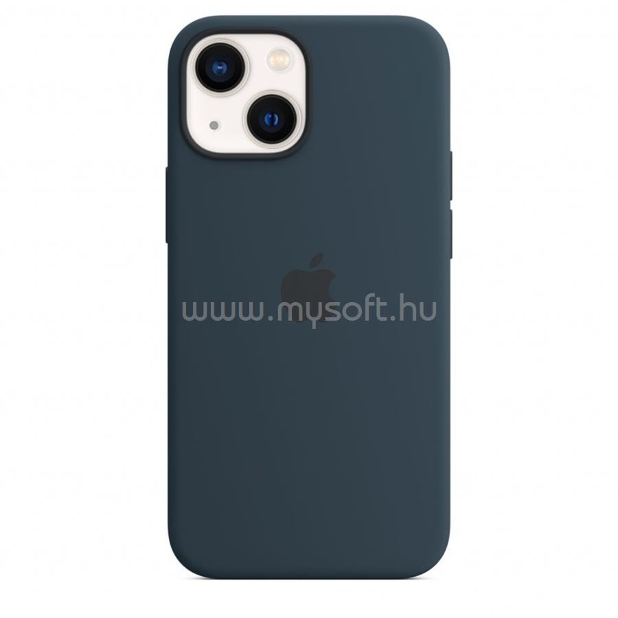 APPLE iPhone 13 mini Silicone Case with MagSafe (kék)