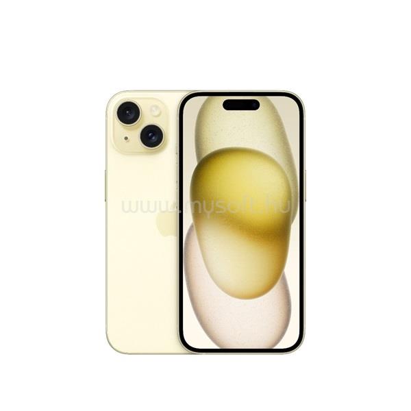 APPLE iPhone 15 5G Dual-SIM 128GB (sárga)