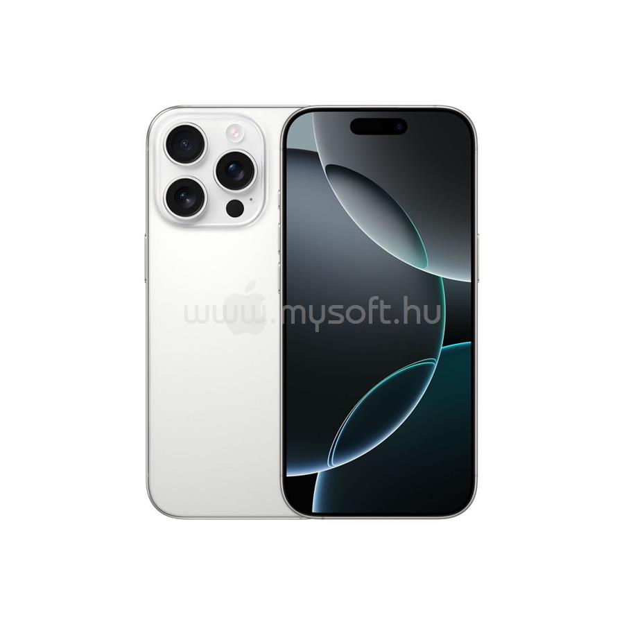 APPLE iPhone 16 Pro 5G Dual-SIM 128GB (fehér titán)