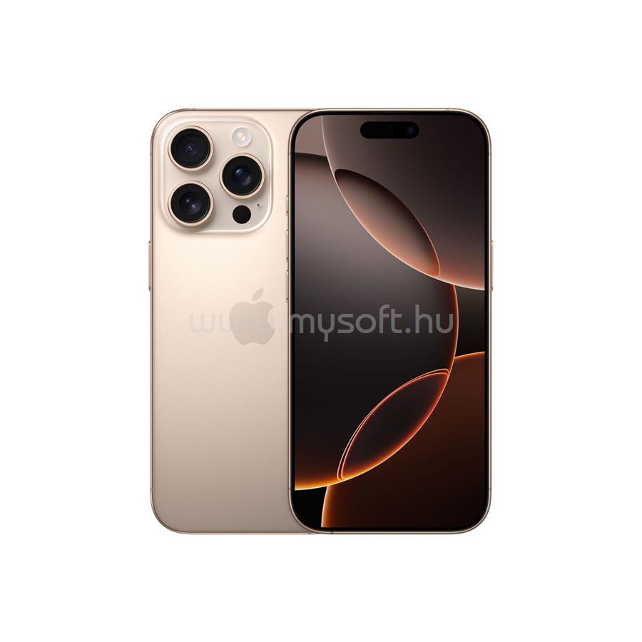 APPLE iPhone 16 Pro 5G Dual-SIM 128GB (sivatagszínű titán)