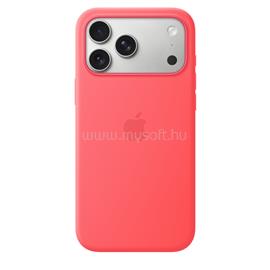 APPLE iPhone 17 Pro Max Silicone Case with MagSafe - Bright Guava (SEASONAL) MHW64ZM/A small