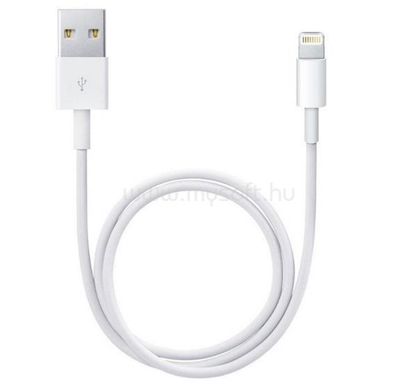 APPLE Lightning USB kábel 0,5m (fehér)