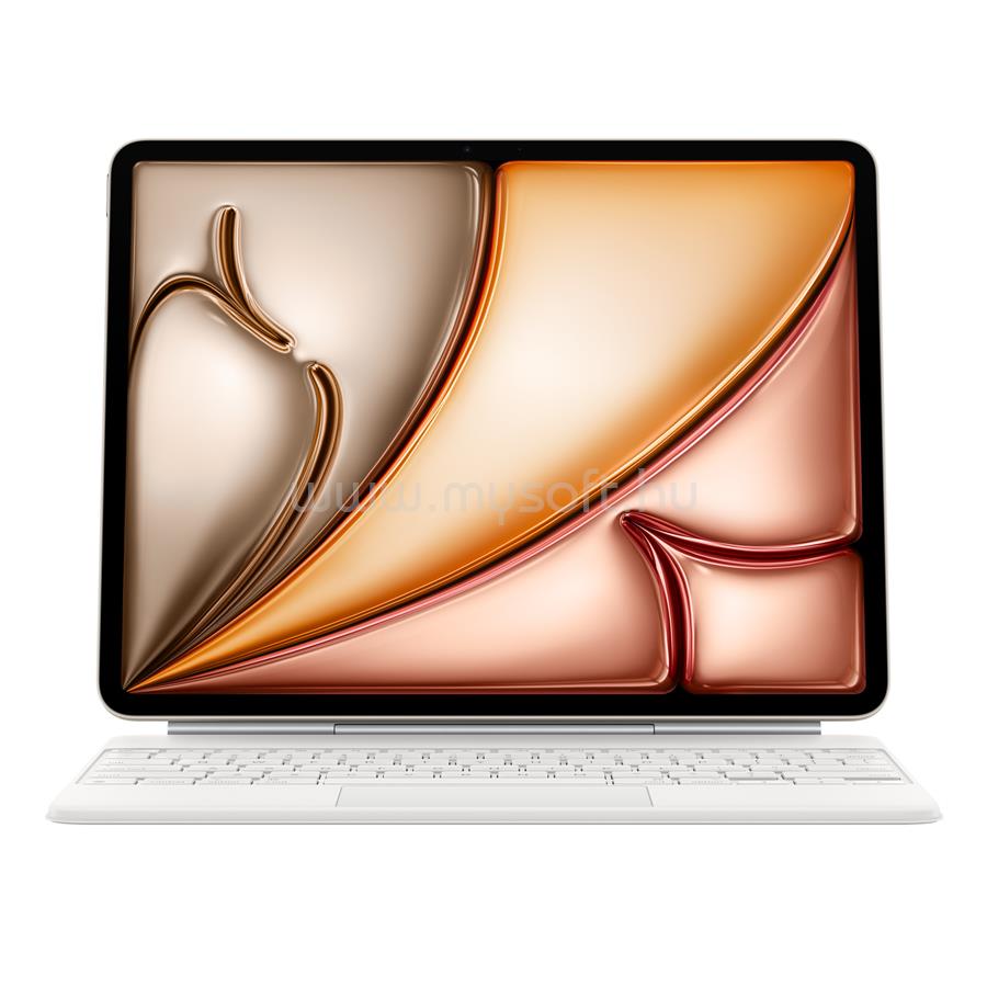 APPLE Magic Keyboard billentyűzettok  13" iPad Airhez (M3, M2) (magyar, fehér)