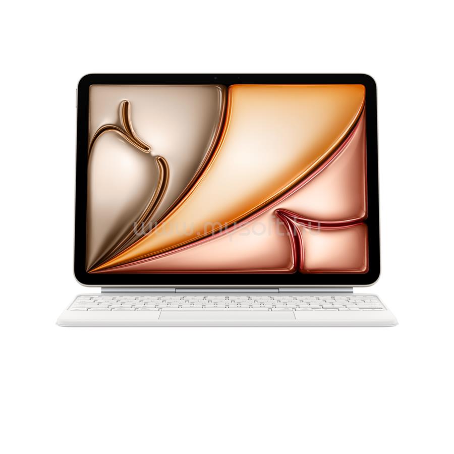 APPLE MAGIC KEYBOARD billentyűzettok 11" iPad Airhez (M3, M2) (magyar, fehér)