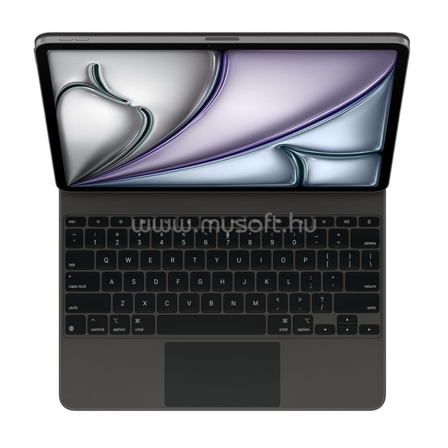 APPLE MAGIC KEYBOARD billentyűzettok 13" iPad Airhez (M4, M3) amerikai angol lokalizáció (fekete)