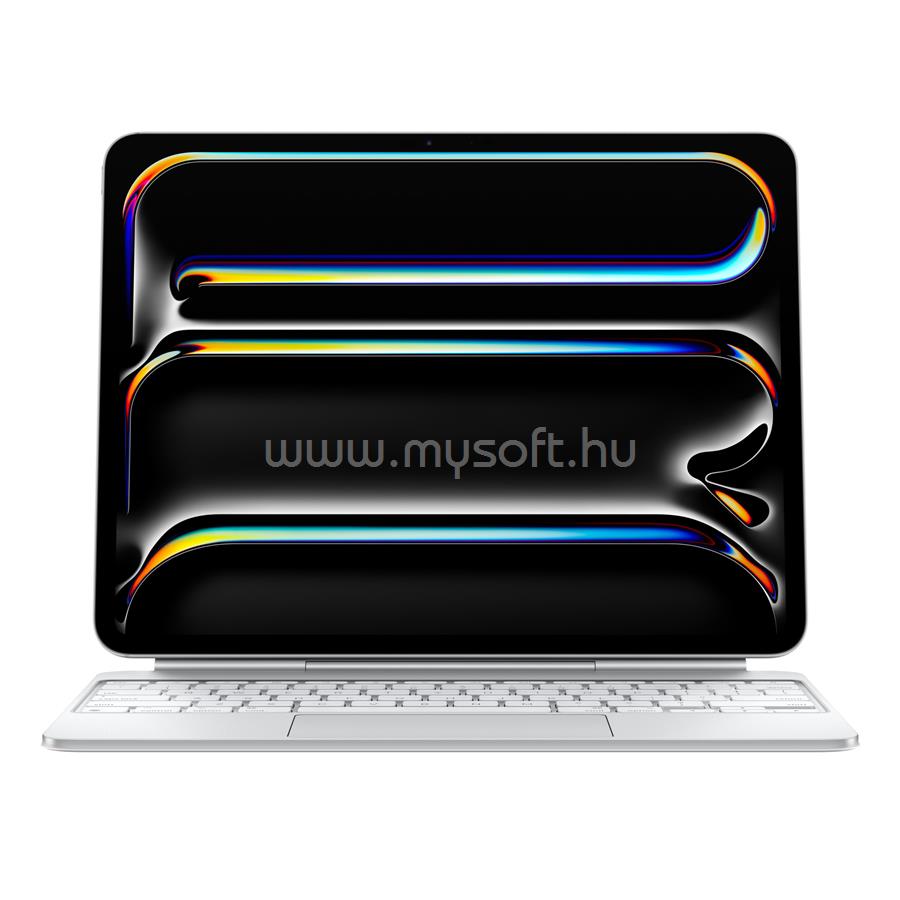 APPLE MAGIC KEYBOARD billentyűzettok 13" iPad Prohoz (M4) német lokalizáció (fehér)