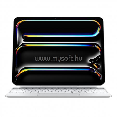 APPLE MAGIC KEYBOARD billentyűzettok 13" iPad Prohoz (M4) (magyar, fehér)