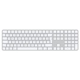 APPLE Magic Keyboard Touch ID-val és számbillentyűzettel Apple chipes Mac-modellekhez (USB-C) vezeték nélküli billentyűzet angol lokalizáció (fehér) MXK73Z/A small
