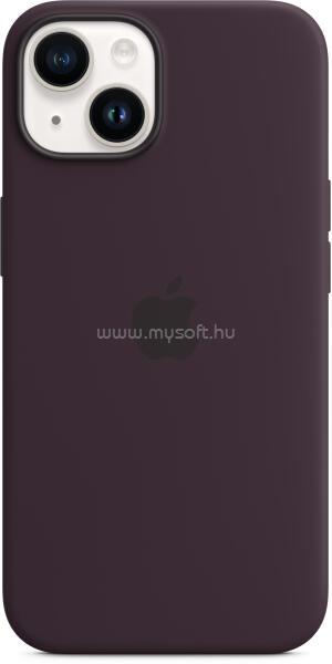 APPLE MagSafe-rögzítésű iPhone 14 Plus szilikontok (bodzabogyó)