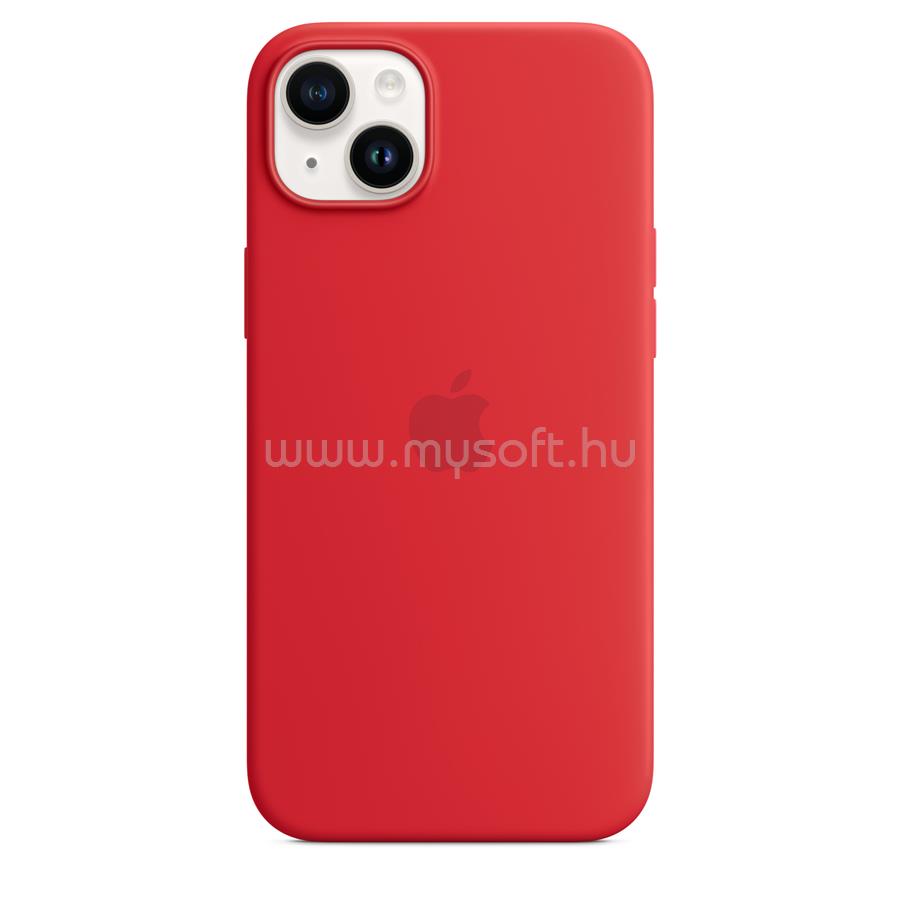 APPLE MagSafe-rögzítésű iPhone 14 Plus szilikontok (PRODUCT)RED