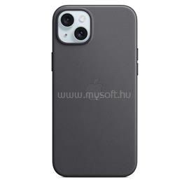 APPLE MagSafe-rögzítésű iPhone 15 Plus FineWoven szövettok (fekete) MT423ZM/A small