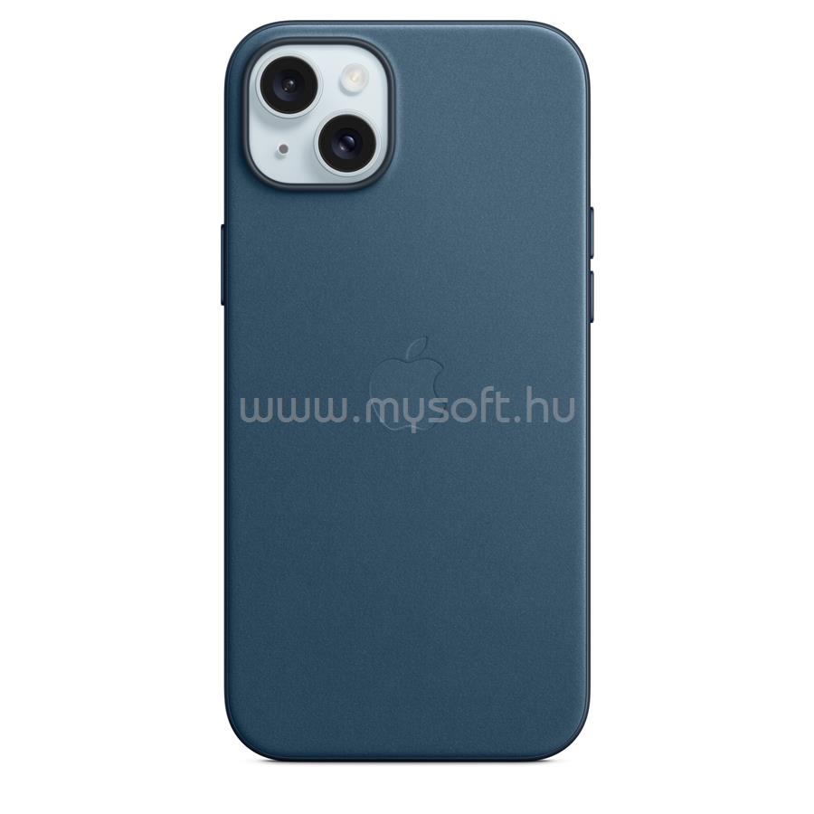 APPLE MagSafe-rögzítésű iPhone 15 Plus FineWoven szövettok (óceánkék)