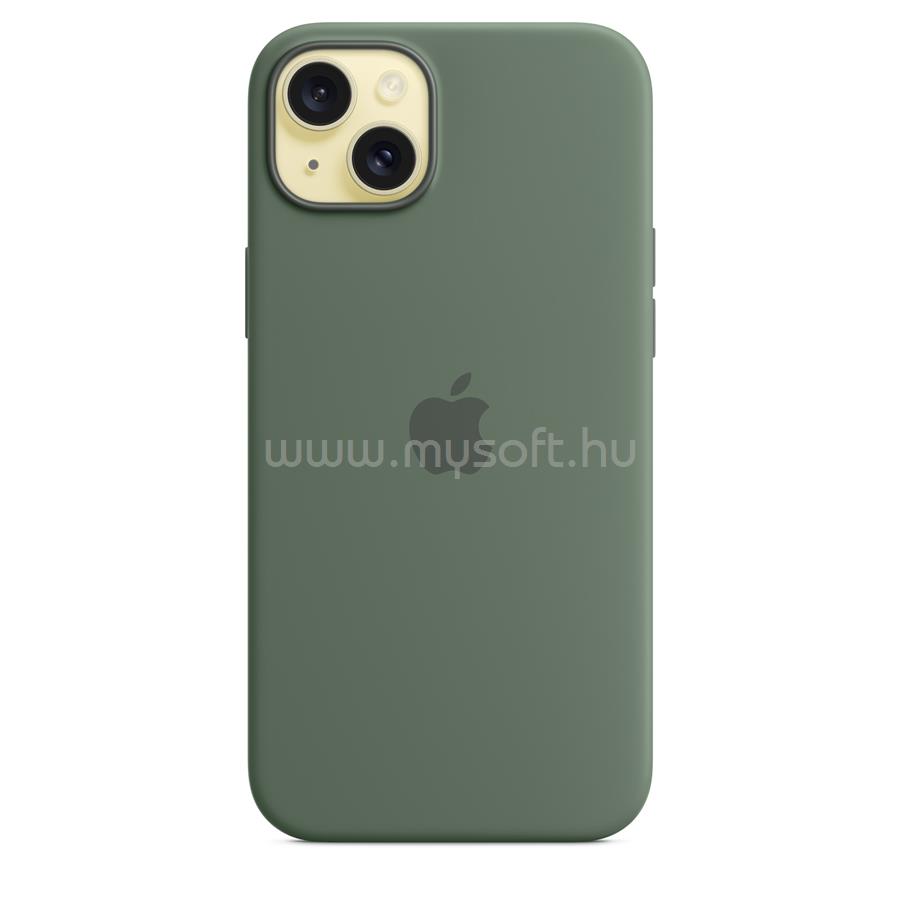 APPLE MagSafe-rögzítésű iPhone 15 Plus szilikontok (ciprus)