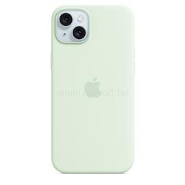 APPLE MagSafe-rögzítésű iPhone 15 Plus szilikontok (világos menta) MWNG3ZM/A small