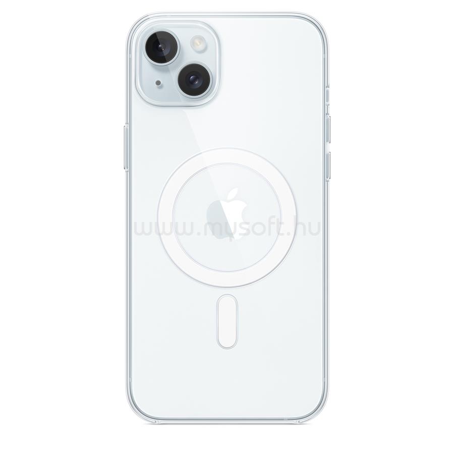 APPLE MagSafe-rögzítésű iPhone 15 Plus tok (átlátszó)