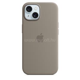 APPLE MagSafe-rögzítésű iPhone 15 szilikontok (agyag) MT0Q3ZM/A small