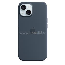 APPLE MagSafe-rögzítésű iPhone 15 szilikontok (viharkék) MXPF3ZM/A small