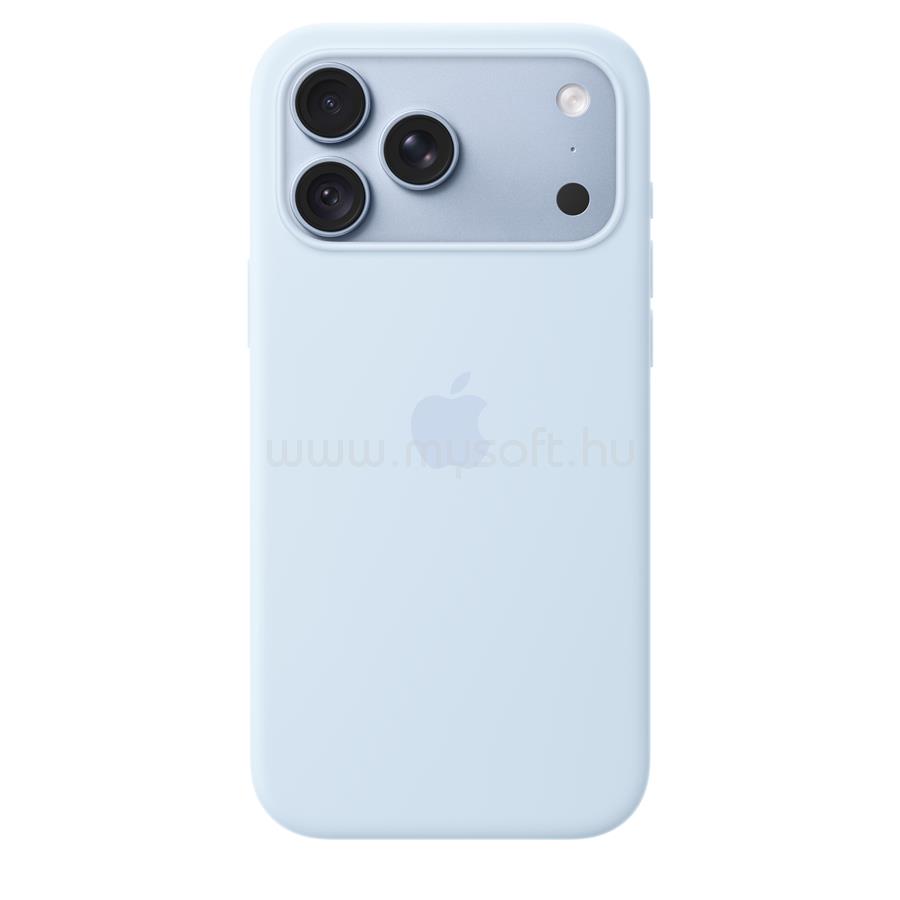 APPLE MagSafe-rögzítésű iPhone 18 Pro Max szilikon tok (búzavirágkék)