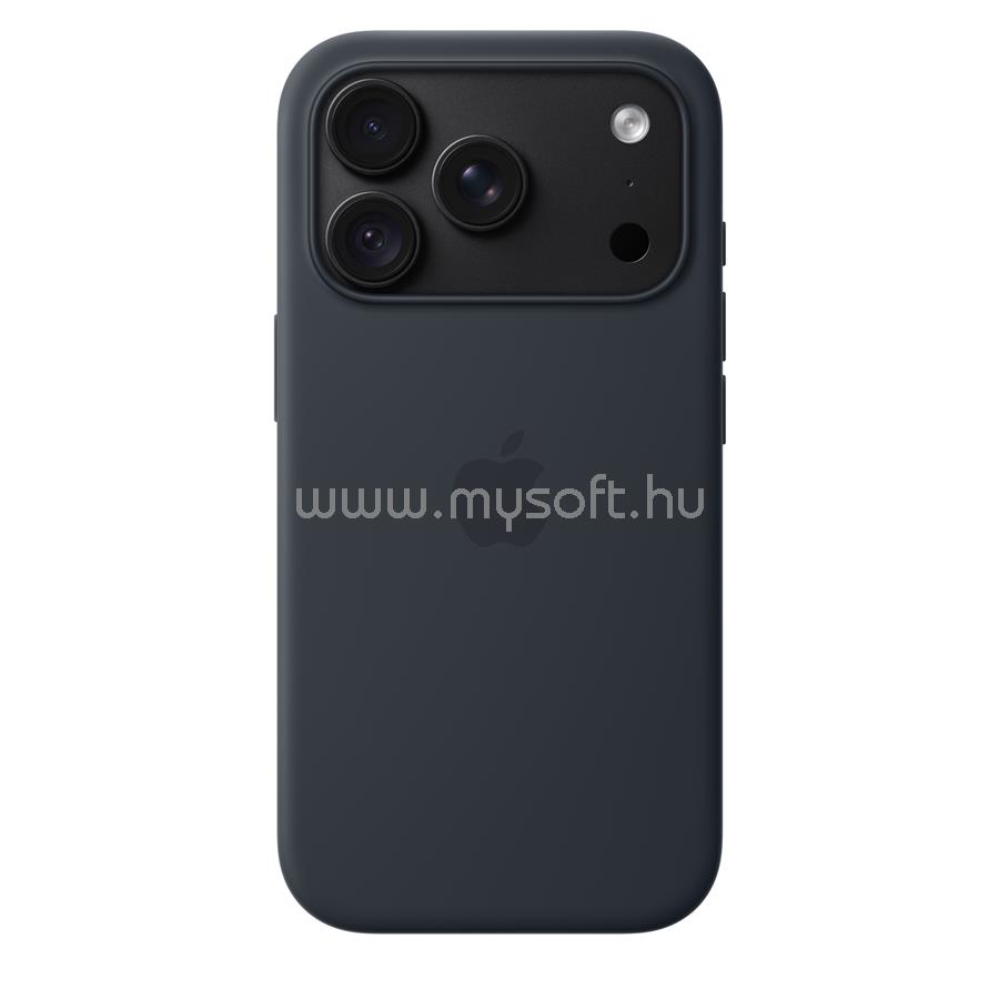 APPLE MagSafe-rögzítésű iPhone 18 Pro szilikon tok (tengerészkék)