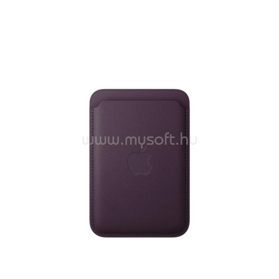 APPLE MagSafe-rögzítésű iPhone FineWoven-szövettárca (szeder)