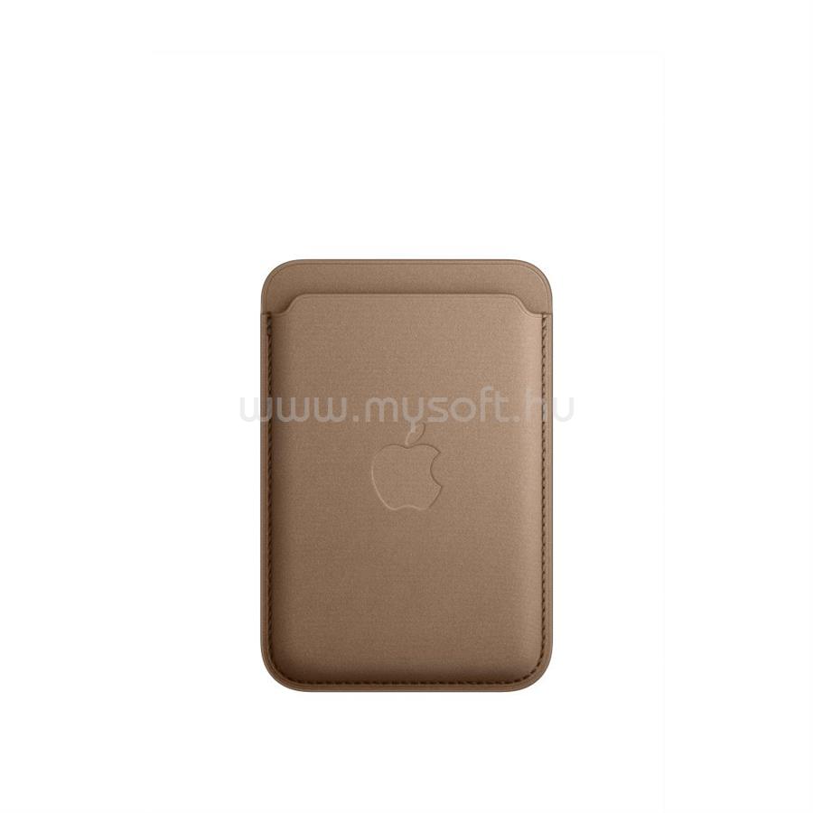 APPLE MagSafe-rögzítésű iPhone FineWoven-szövettárca (vakondszürke)