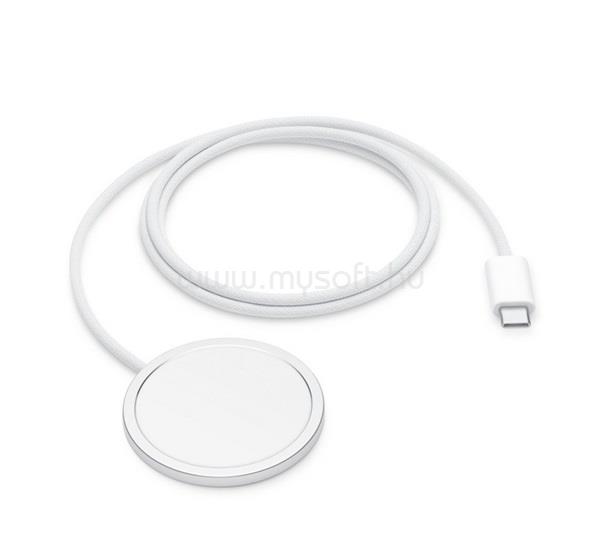 APPLE MagSafe töltő (Type-C, gyorstöltő, wireless, MagSafe, Qi2, 100cm) FEHÉR