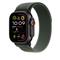 APPLE Watch 49mm Loop:  Green Trail Loop - S/M - Black Titanium Finish MYQ33ZM/A small