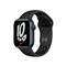 APPLE Watch Nike S7 GPS-es (41mm) éjfekete alumínium tok, fekete szilikon Nike sportszíjas okosóra MKN43HC/A small