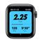 APPLE Watch Nike Series 6 GPS-es 40mm asztroszürke alumíniumtok antracit/fekete Nike sportszíjas okosóra M00X3HC/A small