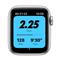 APPLE Watch Nike Series 6 GPS-es 40mm ezüst alumíniumtok platina/fekete Nike sportszíjas okosóra M00T3HC/A small