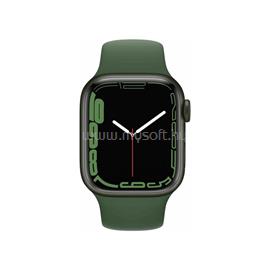 APPLE Watch S7 GPS-es (41mm) zöld alumínium tok, zöld szilikon sportszíjas okosóra MKN03HC/A small
