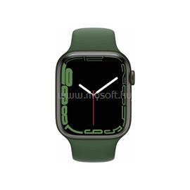 APPLE Watch S7 GPS-es (45mm) zöld alumínium tok, zöld szilikon sportszíjas okosóra MKN73HC/A small