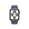 APPLE Watch SE 2 (2024) GPS (40 mm) ezüst alumíniumtok, denim sportszíj (S/M) MXEC3QF/A small